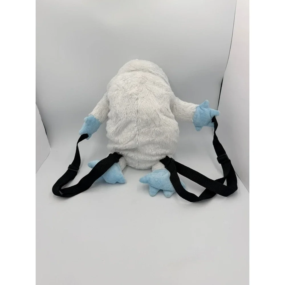 Disney Parks Matterhorn Abominable Snowman Harold Plush Backpack White Blue 14in